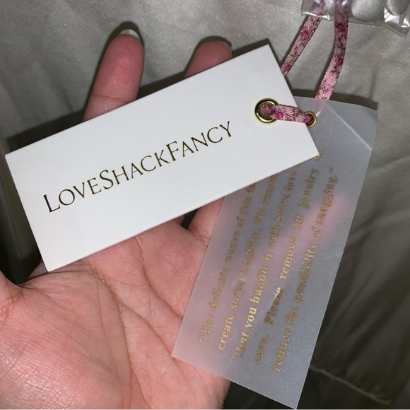 LoveShackFancy White Silk Dress - Picture 6 of 9